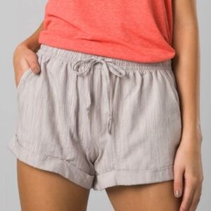 NWT Prana Wild Summer Short Sz S Canvas Water Friendly